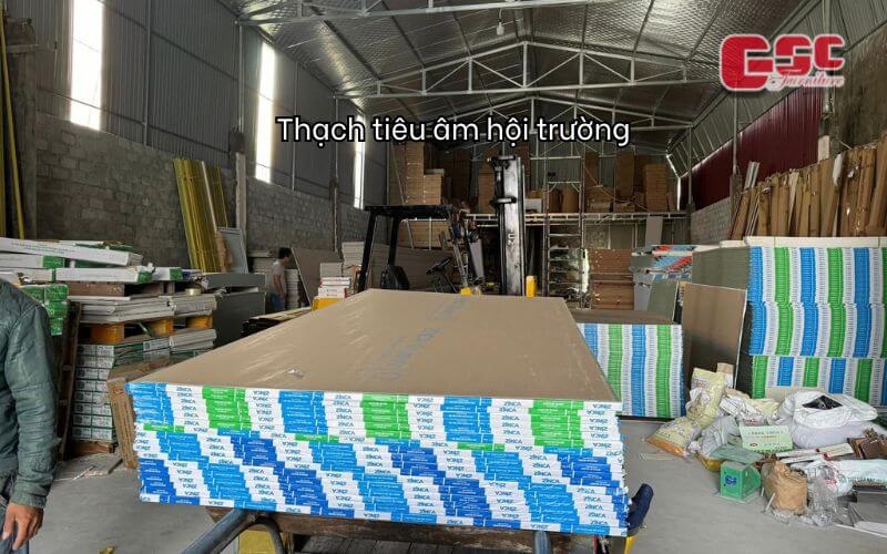 Kinh nghiệm xử lý tiêu âm trong phòng hội trường 8 Thạch cao tiêu âm hội trường