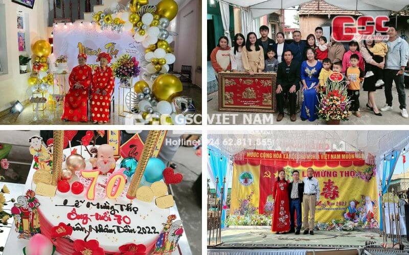 Tổng hợp ý tưởng trang trí lễ mừng thọ tại nhà