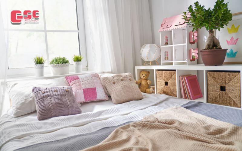 Phòng ngủ của bé sẽ có nhiều năng lượng hơn đón được nhiều ánh sáng mặt trời