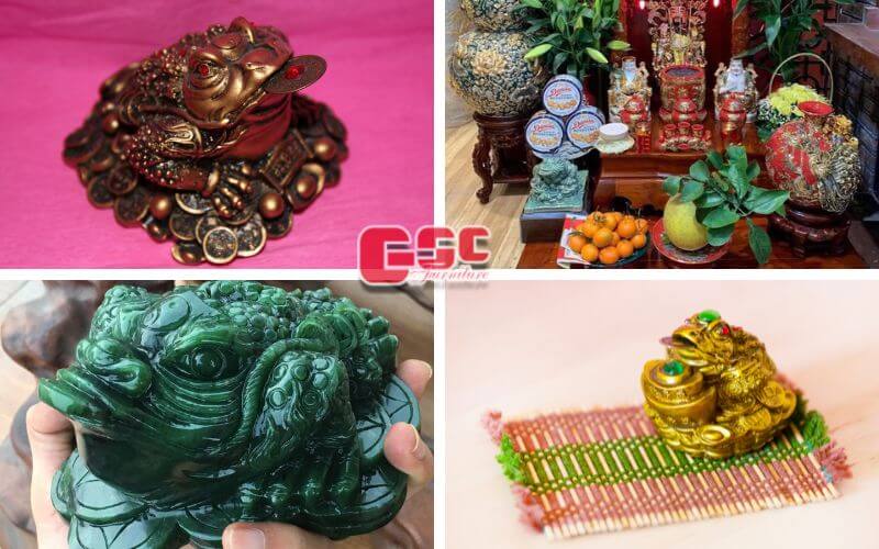Ý nghĩa và vị trí đặt cóc 3 chân Thiềm Thừ hợp phong thủy