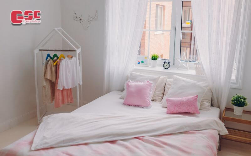 Ý tưởng trang trí phòng ngủ bé gái đơn giản