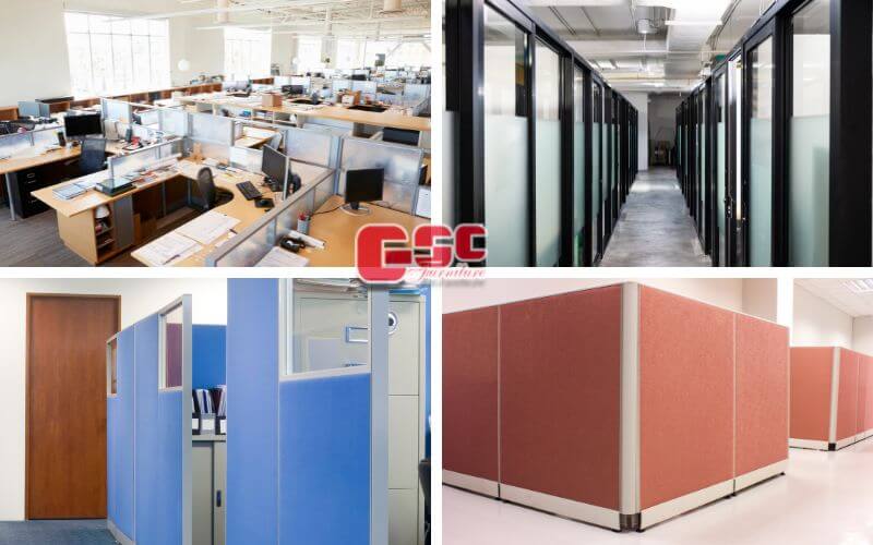 Vách ngăn văn phòng: kích thước, chất liệu, địa chỉ cung cấp