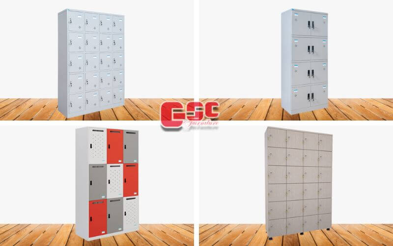 Kích thước tủ locker Hòa Phát từ 4 đến 100 ngăn
