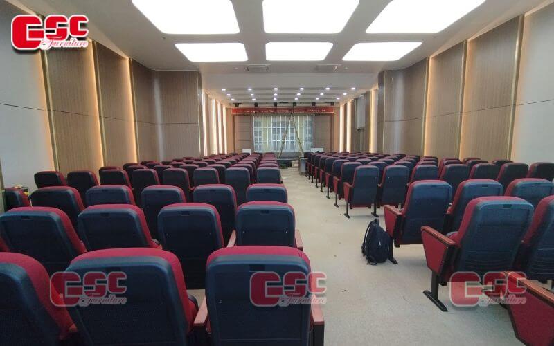 Dự án hội trường tại BIDV chi nhánh Quảng Bình 8 Công trình được chủ đầu tư đánh giá cao về năng lực thi công và chất lượng ghế ngồi