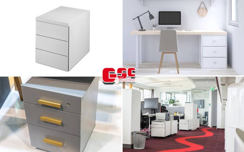 Kích thước hộc bàn văn phòng kèm mẫu đẹp