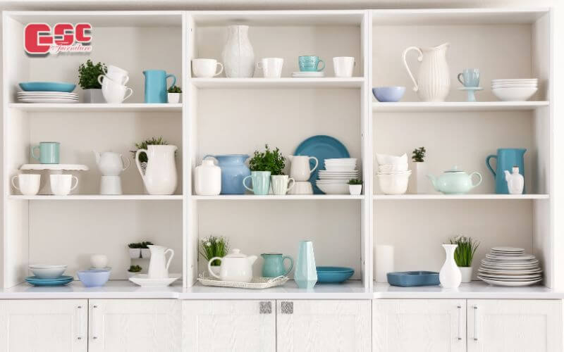 30 Mẫu tủ đựng cốc chén phòng khách bán chạy nhất mọi thời đại 31 Tủ cốc chén 3 khoang được săn đón trên mạng