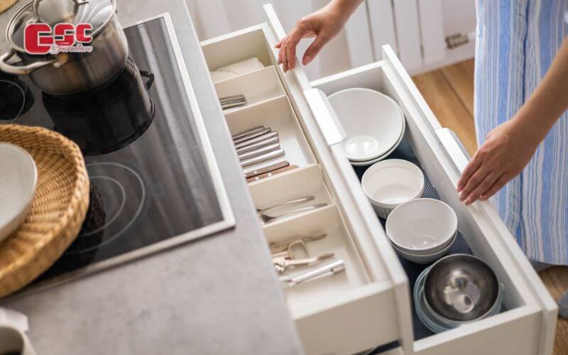 30 Mẫu tủ đựng cốc chén phòng khách bán chạy nhất mọi thời đại 29 Tủ cốc chén nhiều ngăn