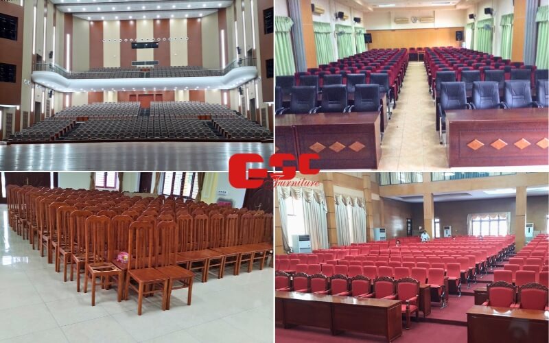 Kinh nghiệm chọn ghế hội trường cho nhà văn hóa, UBND