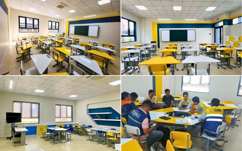 Dự án nội thất phòng học tại trường TH & THCS BSCHOOL