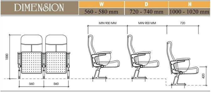 GHẾ HỘI TRƯỜNG EVOSEATING EVO8601BTA 5 GHẾ HỘI TRƯỜNG EVOSEATING EVO8601BTA
