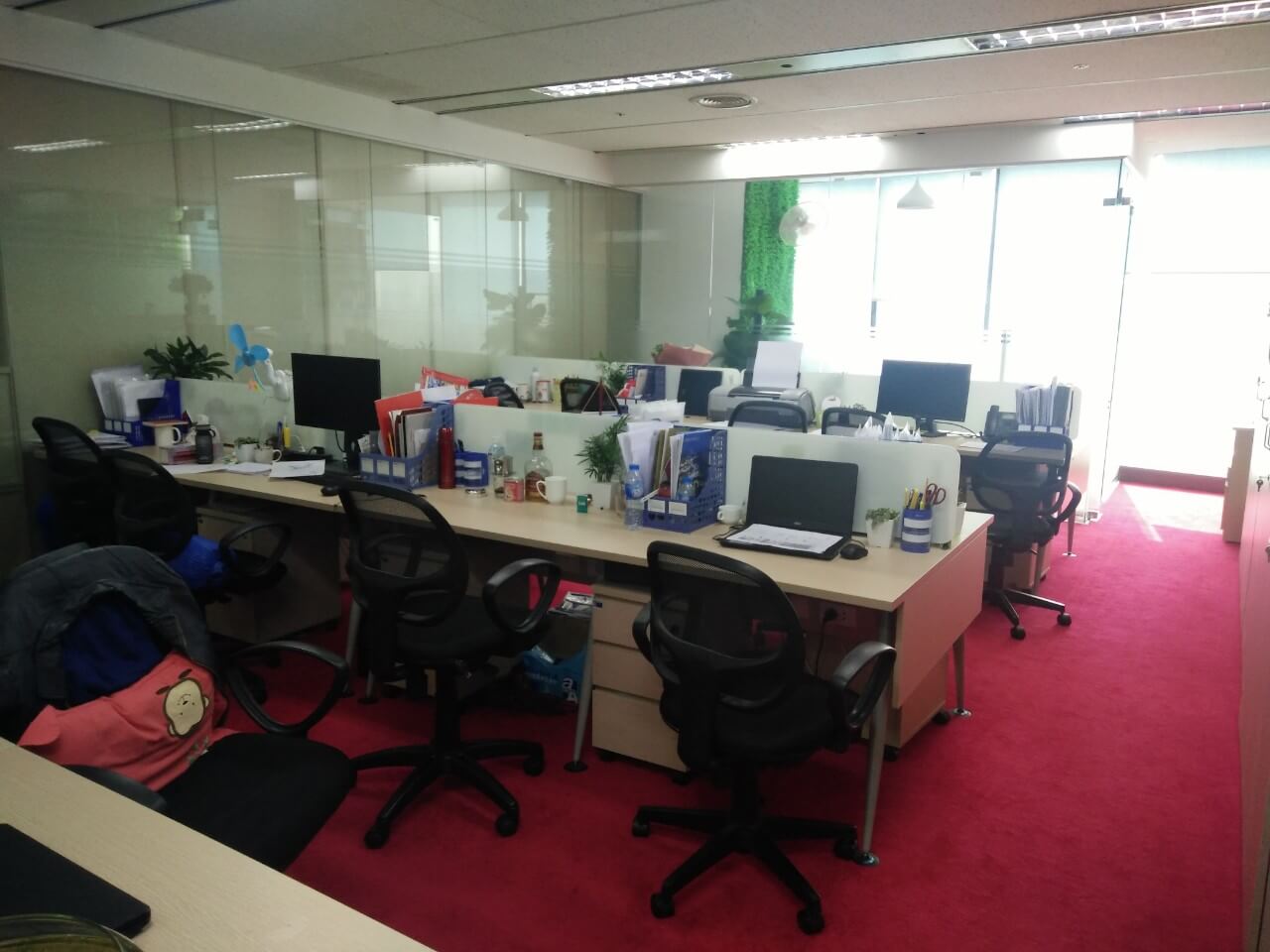 Dự án thi công nội thất văn phòng công ty TMS Group GSC Việt Nam đã setup nội thất bàn ghế văn phòng tại đây