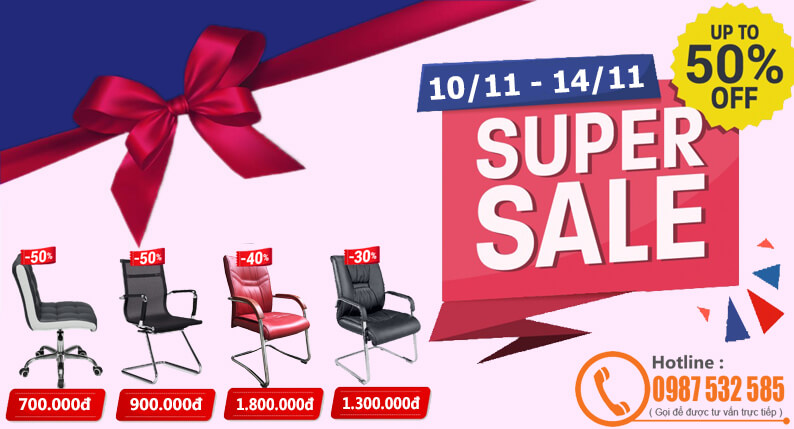 Khuyến mại nhân dịp hội chợ Tháng 11-2017