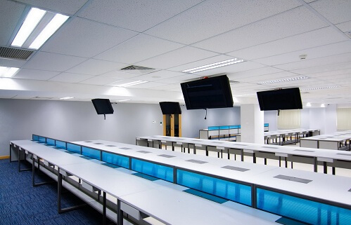 nội thất văn phòng phối màu tinh tế