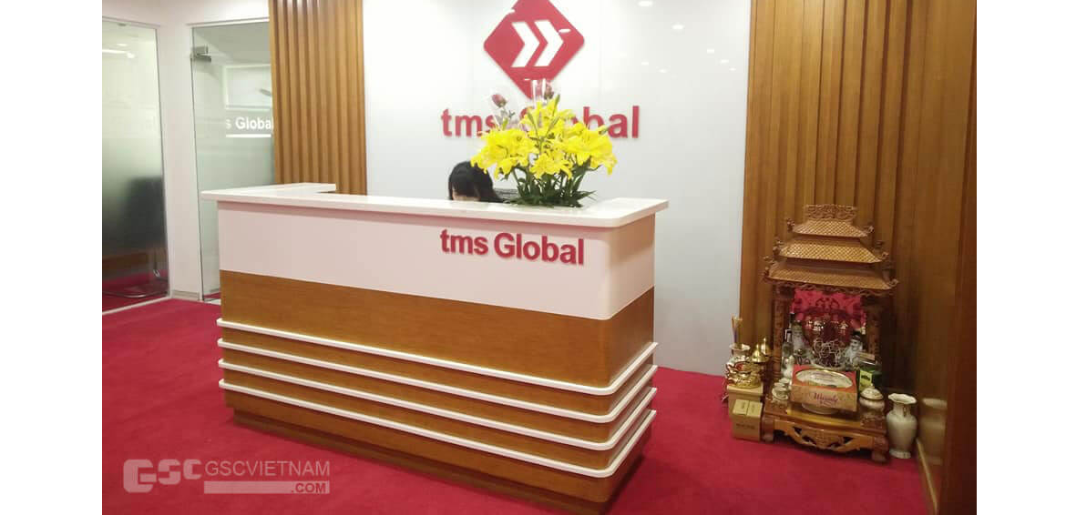 Cuộc sống văn phòng đẹp như mơ với TMS thứ 2 Bàn quầy lễ tân