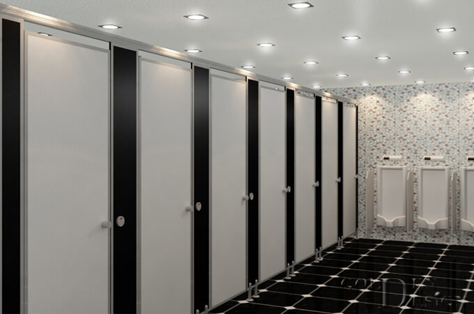 3 Ưu điểm nổi bật khi sử dụng vách ngăn vệ sinh Compact !