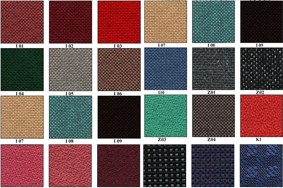 Bảng màu vải nỉ được ưa chuộng nhất hiện nay Bảng màu vải nỉ được ưa chuộng nhất hiện nay