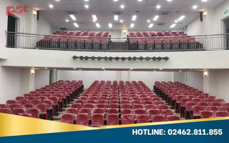 Tổng quan không gian hội trường bệnh viện Nhân Dân 115