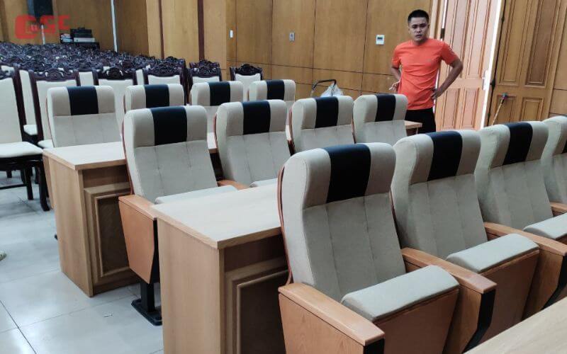 Dự án ghế hội trường tại Ngân hàng Agribank Hà Đông 7 "