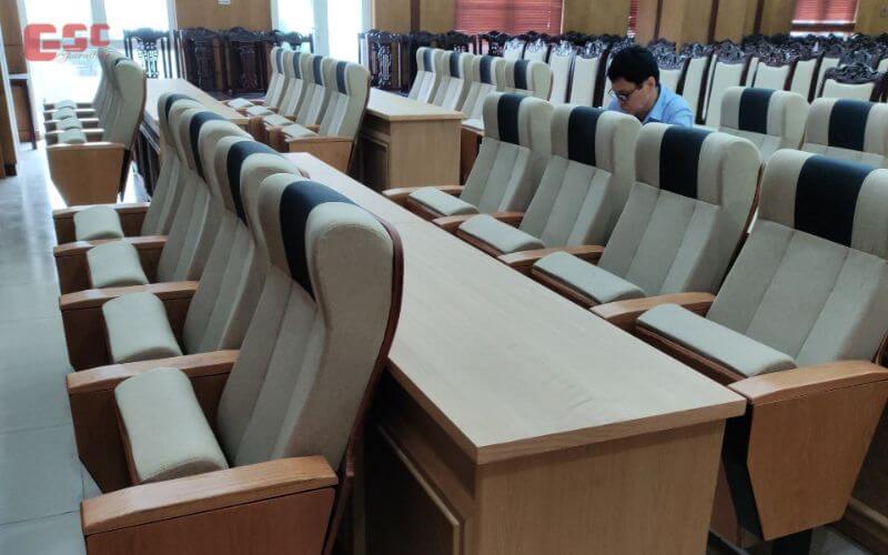 Dự án ghế hội trường tại Ngân hàng Agribank Hà Đông 8 "