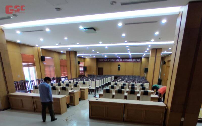Dự án ghế hội trường tại Ngân hàng Agribank Hà Đông 9 "