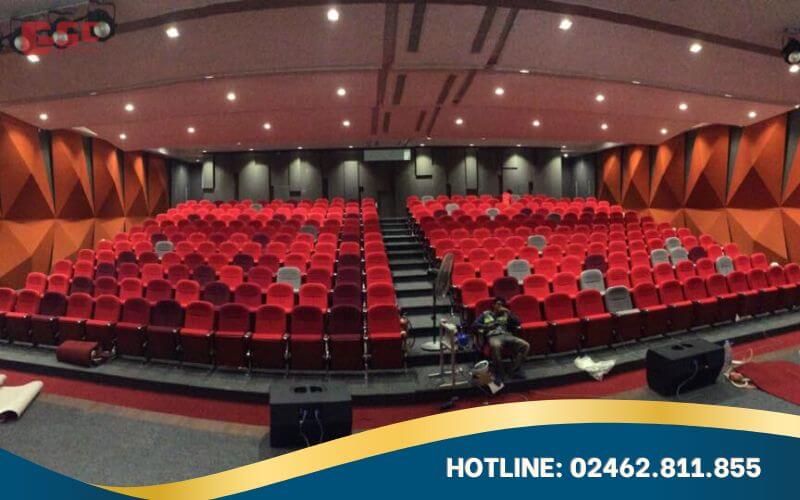 Toàn cảnh của ghế hội trường EVO8601 trong dự án tại Campuchia Toàn cảnh của ghế hội trường EVO8601 trong dự án tại Campuchia