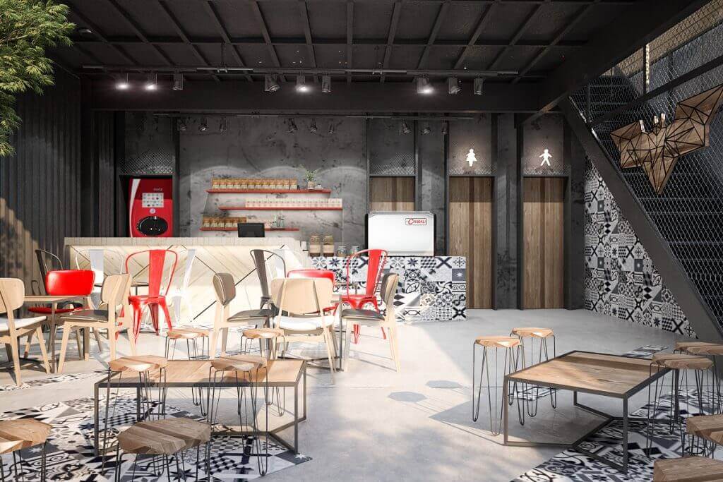  Quy trình thiết kế quầy bar trong quán cafe