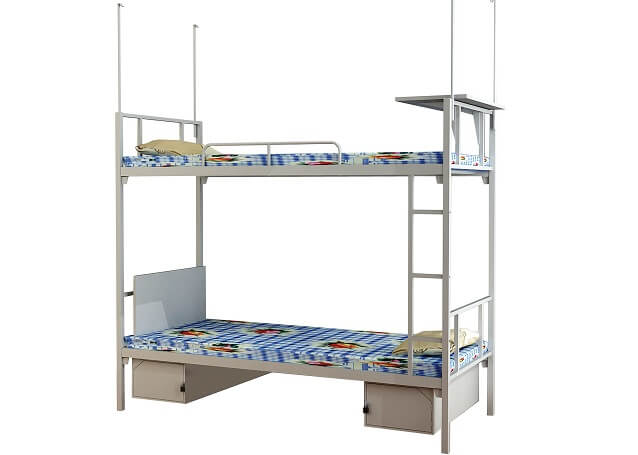 Giường tầng ký túc xá giúp tiết kiệm không gian