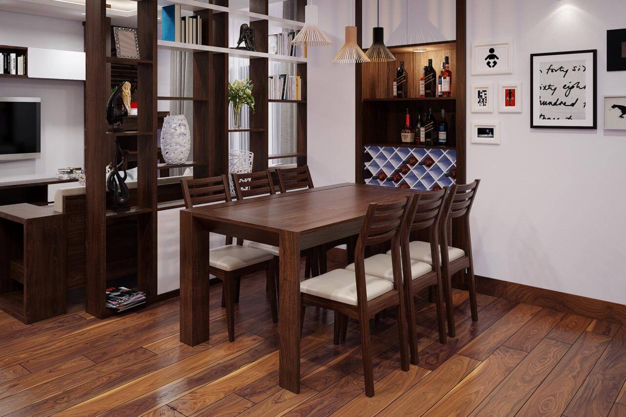 Kích thước bàn ăn 6 người là bao nhiêu? Kích thước bàn ăn 6 người là bao nhiêu?