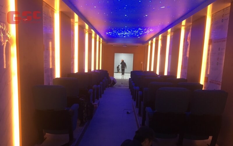 Phòng chiếu phim tại Nhà máy Tanifood