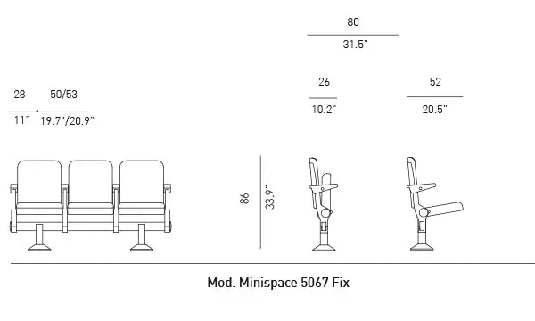 Ghế đa năng Minispace Fix 5067