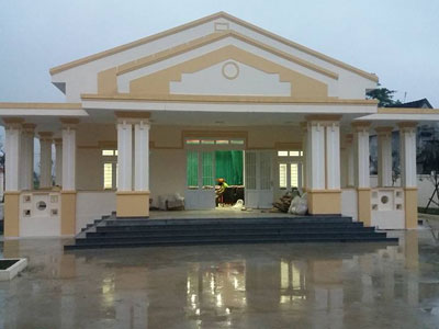 Hội trường Nhà văn hóa Xã Sơn Tân