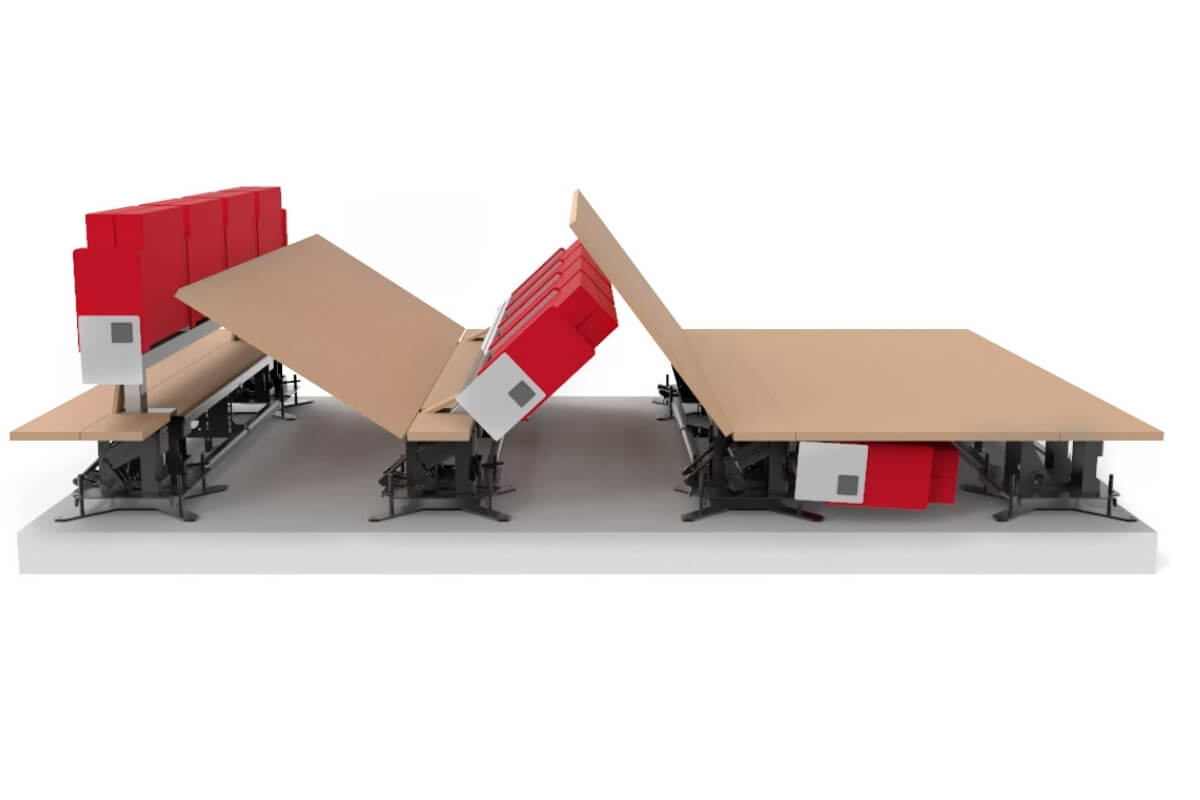 Hệ thống ghế hội trường Mutasub Seating System