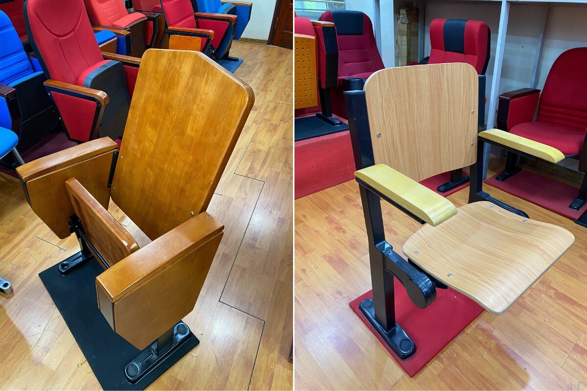 Tìm hiểu ghế hội trường gỗ EVOSeating