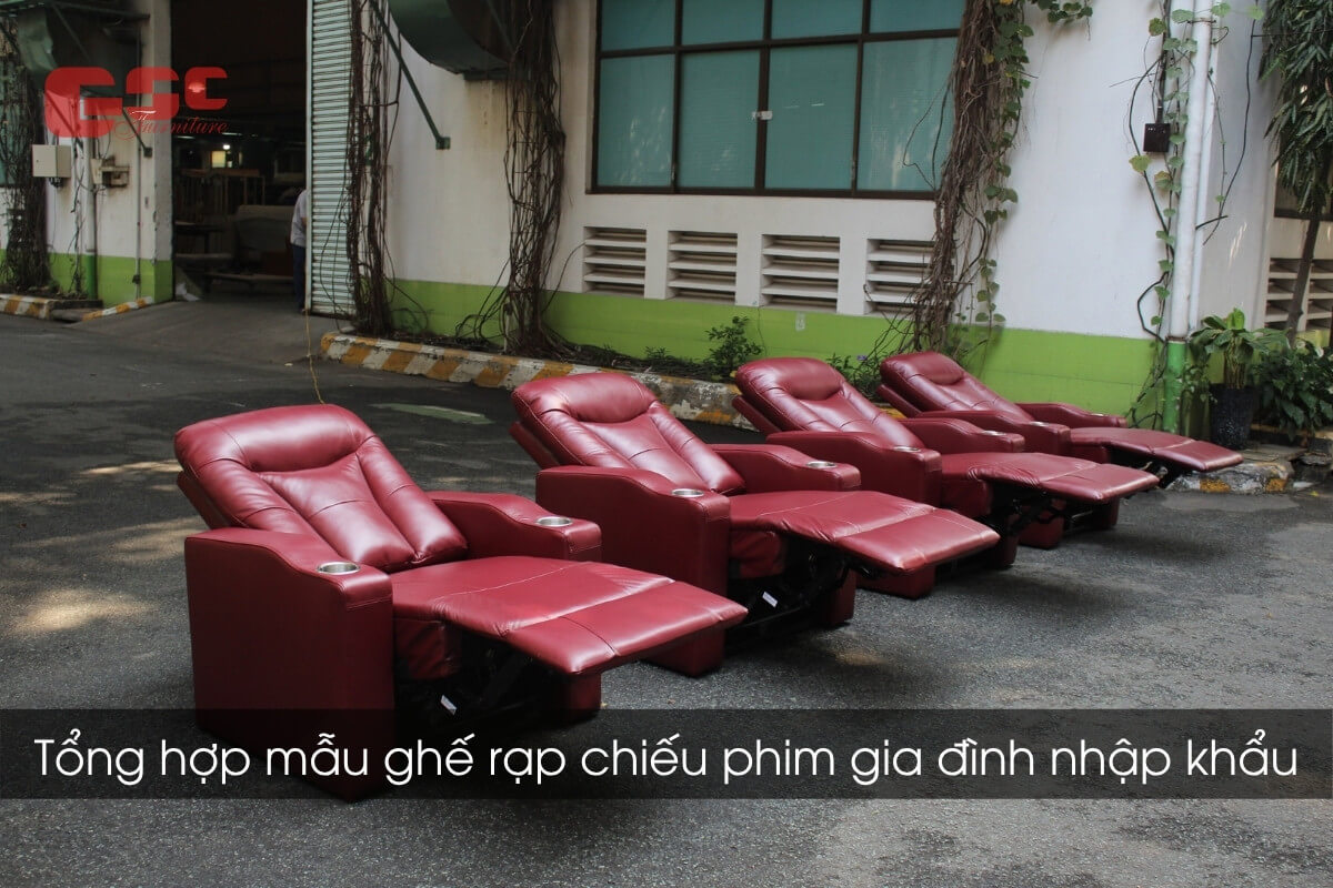 Tổng hợp mẫu ghế rạp chiếu phim gia đình nhập khẩu