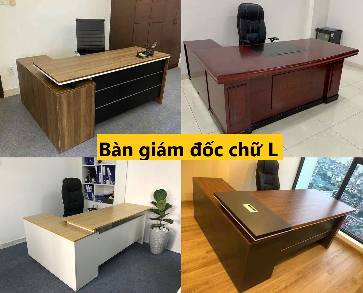 bàn giám đốc chữ L