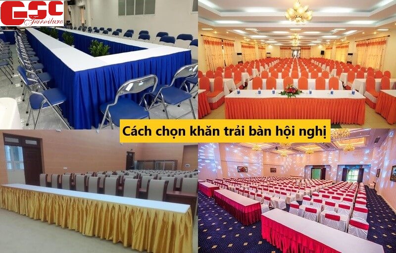 khăn trải bàn hội nghị