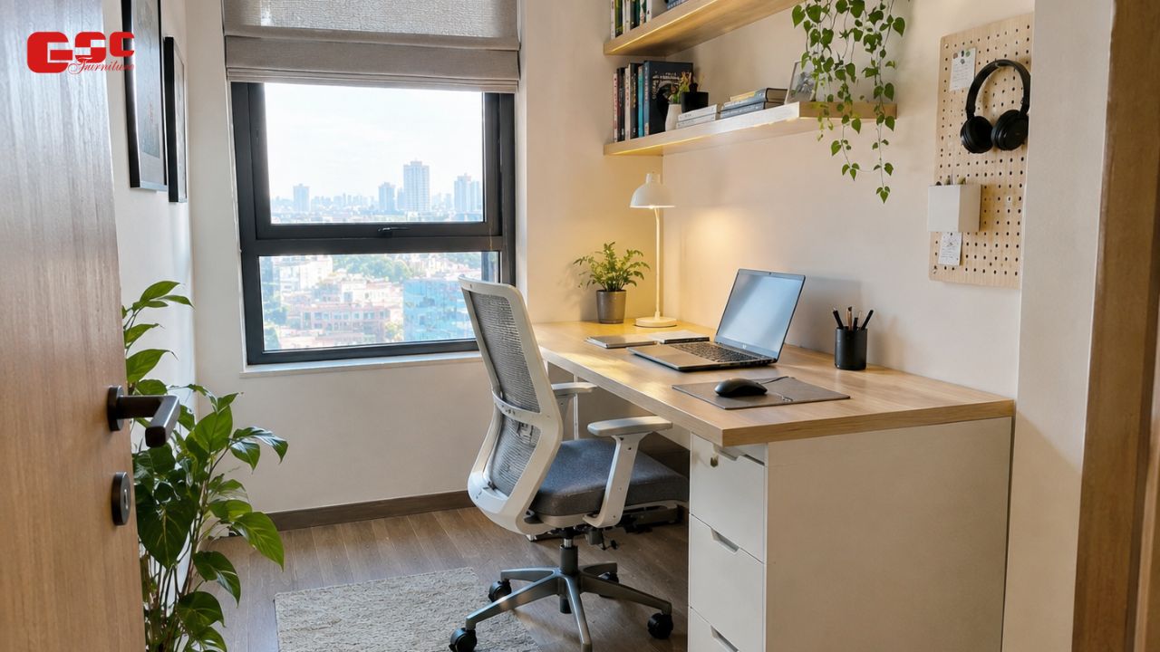 Ý tưởng thiết kế phòng làm việc tại nhà có diện tích nhỏ