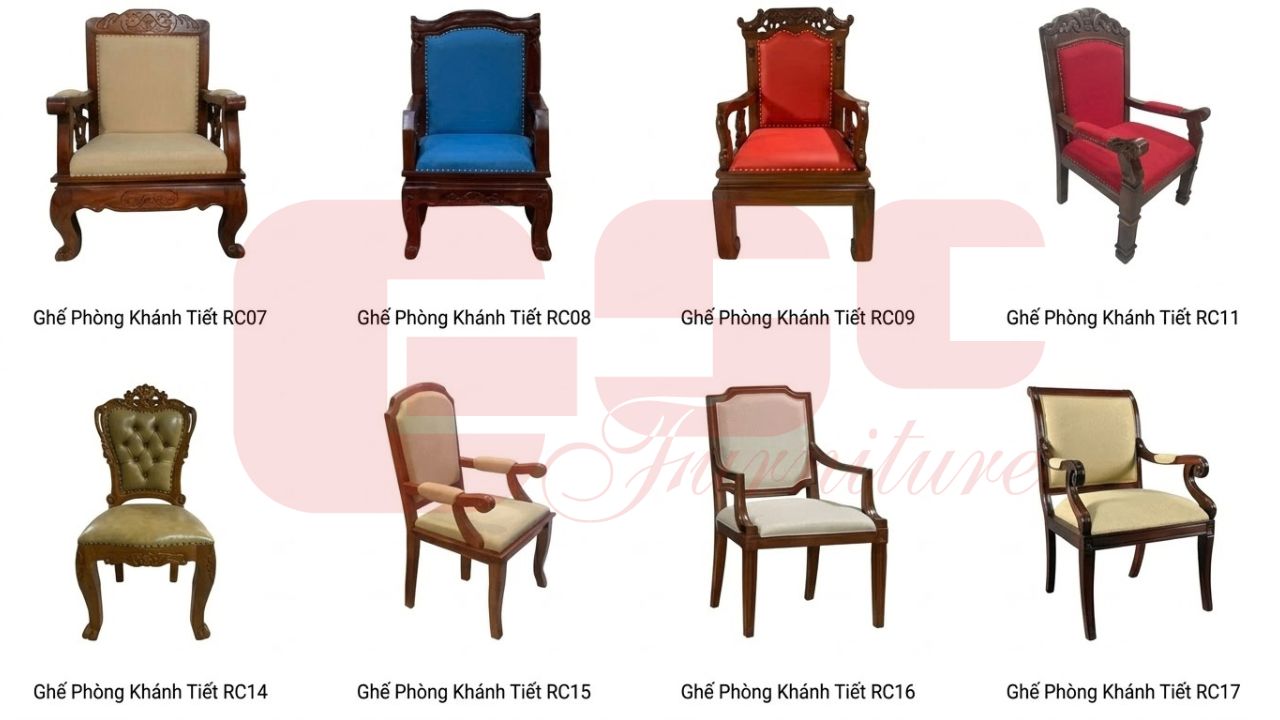 Các mẫu ghế phòng khánh tiết sang trọng